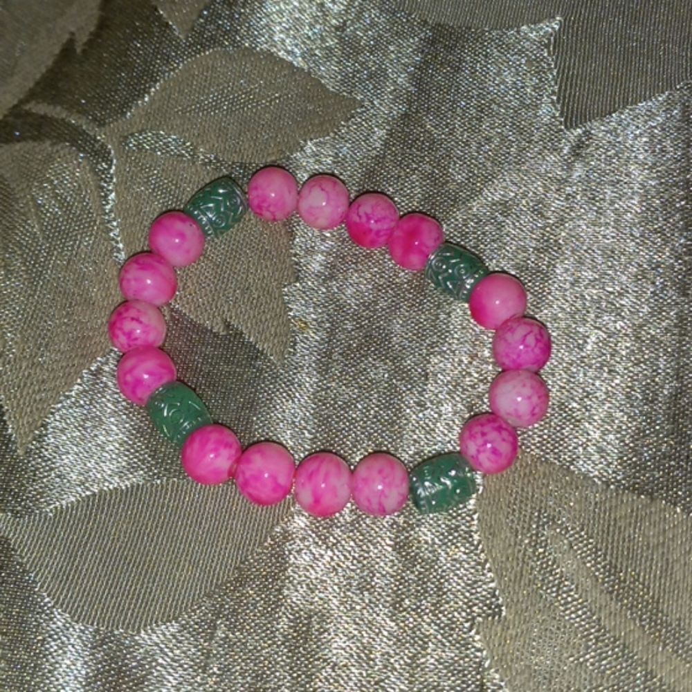 Marble Aztec style bracelet
